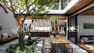 Tranquil Courtyard House Design To Finding Peace in Your Space