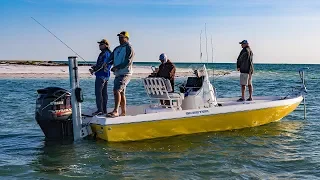 New Port Richey Fishing the Flats for Redfish and Sharks