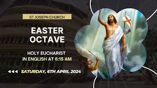 Daily Live Holy Eucharist | Daily Mass at 6:15 am Sat 6th April 2024, St. Joseph Church, Mira Road