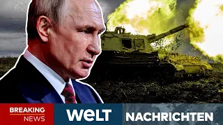 PUTINS KRIEG: "Eine Hölle im Donbass!" Heftige Angriffe der Russen im Osten | WELT Newsstream