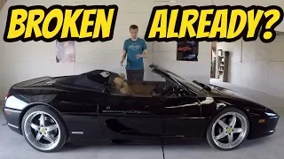 Here's Everything I Hate About My Cheap Ferrari F355  ***BROKEN***