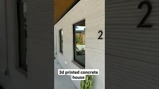 Concrete 3d printed house