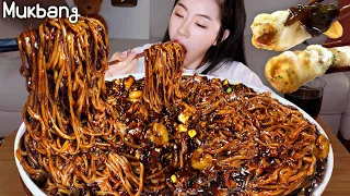 Sweet and Sour Pork, Black Bean Noodles ★ㅣjjajangmyeonㅣREAL SOUNDㅣASMR MUKBANGㅣEATING SHOW