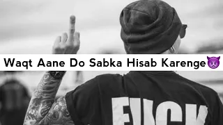 Waqt Aane Do Sabka Hisab Karenge👿 | 🔥High Level Attitude Shayari Status | Shayar Usman