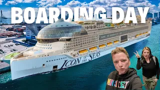 BOARDING THE ICON OF THE SEAS - EMBARKATION DAY CRUISE VLOG