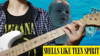 NIRVANA - Smells Like Teen Spirit (КАВЕР НА ЭЛЕКТРОГИТАРЕ)