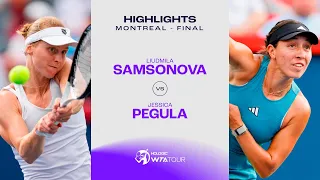 Jessica Pegula vs. Liudmila Samsonova | 2023 Montreal Finals | WTA Match Highlights