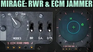 Mirage 2000C: RWR & ECM(Jammer) Tutorial | DCS WORLD