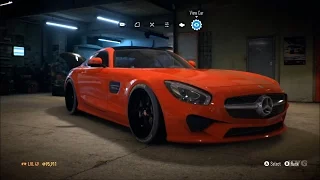 Need For Speed 2015 - Mercedes-AMG GT 2015 - Customize Car | Tuning (XboxONE HD) [1080p]