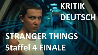 STRANGER THINGS Staffel 4 Kritik deutsch Finale Ende