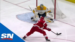 Andreas Athanasiou Turns On The Jets To Speed By The Nashville Predators And Score