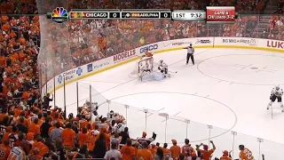 2010 Stanley Cup Final. Blackhawks vs Flyers. Game 6 highlights