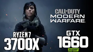 Call of Duty Modern Warfare 2019 on Ryzen 7 3700x + GTX 1660 SUPER 1080p, 1440p benchmarks!