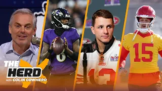 Is Mahomes more of a game manager than Purdy, do not bail on Lamar Jackson yet | NFL | THE HERD