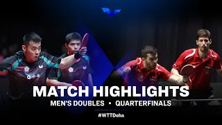 Chen Chien An/C. Chih Yuan vs N. Ecseki/A. Szudi | WTT Star Contender Doha 2021 | MD | QF Highlights