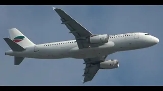 4K) European Air Charter Airbus A320-231 LZ-LAA On BGH5529 Heading To Manchester Airport On 02/09/23