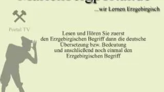 Wir Lernen Erzgebirgisch Lektion1 Buchstabe A