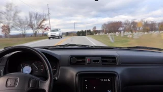 Turbo RD1 CR-V Honda garret in car video