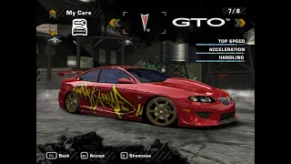 NFS Most Wanted Pontiac GTO VS. Vauxhall Monaro VXR Race Gameplay 4