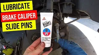 How To Properly Lubricate Brake Caliper Slide Pins -Jonny DIY