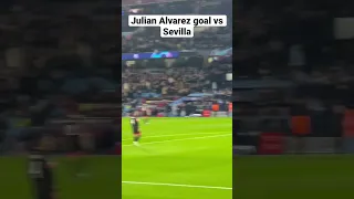 Julian Alvarez Goal vs Sevilla #shorts