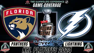 NHL Playoffs Game 4: Florida Panthers vs Tampa Bay Lightning - Live Elimination Match Coverage