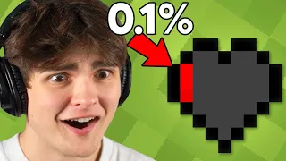 Minecraft, But You Have 0.1% Health...