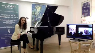 #StayAtHome Online Concert #1 - Sinziana Mircea, piano