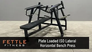 23439 -- Fettle Fitness Plate Loaded ISO Lateral Horizontal Bench Press