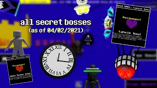 UUG: All Secret Bosses as of April 2, 2021 (locations, fights, and drops)