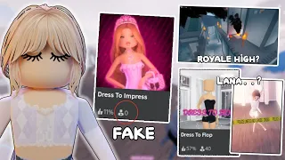 PLAYING FAKE VERSIONS OF ROBLOX DRESS UP GAMES...|| Roblox