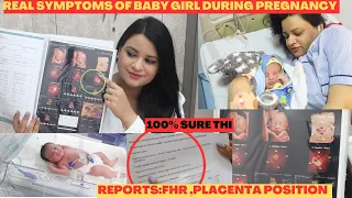 *Real* Symptoms Of Baby Girl During Pregnancy||Kyu Lagta Tha Baby Girl Hogi/My Experience & Reports