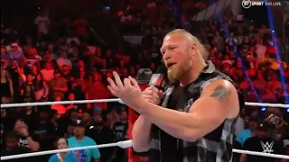 Paul Heyman And Brock Lesnar segment wwe Raw July 11. ,2022