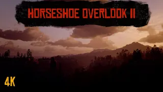 Horseshoe Overlook (II) with Music - Red Dead Redemption 2 | 8+ Hours - 4K Video Game Ambience