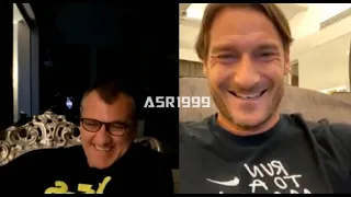 FRANCESCO TOTTI E BOBO VIERI in diretta su Instagram ( Integrale )