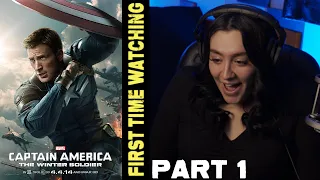 CAPTAIN AMERICA THE WINTER SOLDIER | FIRST TIME WATCHING | MCU | MOVIE REACTION (PART 1)