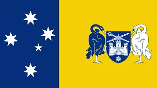 Australian states & territories flag animation