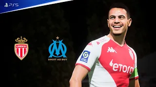 AS Monaco vs. Marseille  • Ligue 1 2023/24 Full Match Gameplay