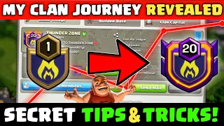 HOW I GOT 20 LEVEL CLAN | LEVEL UP YOUR CLAN FASTER IN CLASH OF CLANS