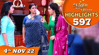 Anbe Vaa Serial | EP 597 Highlights | 4th Nov 2022 | Virat | Delna Davis | Saregama TV Shows Tamil