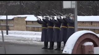 Russia Anthem Funeral Of Valeri Khlevinsky at 7 January 2021