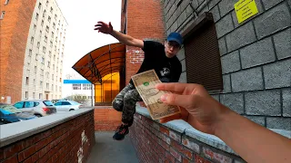 I'll GIVE YOU 100$ IF YOU CATCH ME (Parkour Pov)