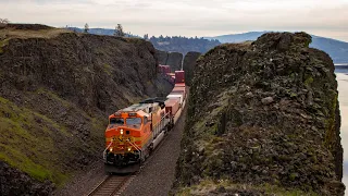 Railfanning BNSF/UP in the Columbia River Gorge! (Part 2)