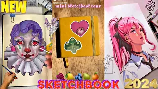 Sketchbook drawing and doodle ideas | Sketchbook Ideas 2024 | ART compilation #90