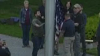 US flag raised at embassy in Kyiv as operations resume