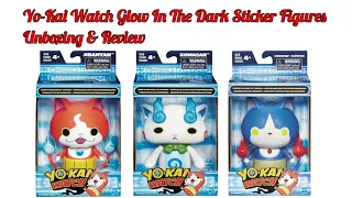 Yo-Kai Watch Glow In The Dark Sticker Figures Unboxing & Review