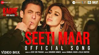 SEETI MAAR OFFICIAL VIDEO SONG | RADHE (HINDI-2021) - SALMAN KHAN | DISHA PATANI | DSP