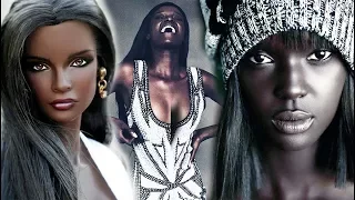 Даки ТотDuckie Thot темнокожая модель с кукольной внешностью