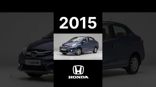 evolution of honda amaze (2009-2023) #shorts #viral #amaze #tranding