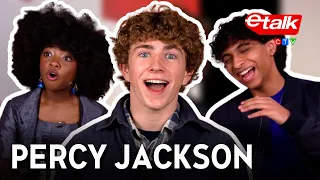 ‘Percy Jackson’ cast interview EACH OTHER... it’s chaotic | Etalk Interview